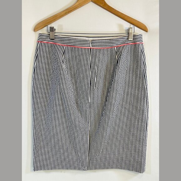 J.Crew Seersucker Pencil Skirt - Size 8 - Picture 8 of 10